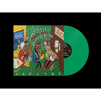 Image of Minyo Crusaders And Frente Cumbiero - Minyo Cumbiero (From Tokyo To Bogota) (Green Vinyl) Vinyl