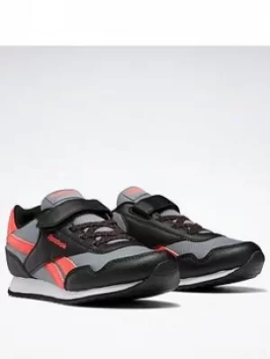 Image of Reebok Royal Classic Jogger 3 Shoes, Black/Grey/Pink, Size 11.5