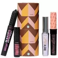 Image of benefit Christmas 2023 Nice List Lashes Badgal Bang, Roller Lash, They're Real and Fan Fest Mascara Gift Set