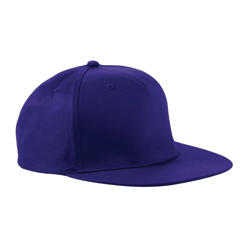 Image of Beechfield Beechfield Men Rapper Snapback Cap in Purple Purple One Size Male 5063425297764