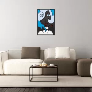 Image of Ayse Multicolor Decorative Wooden Wall Accessory