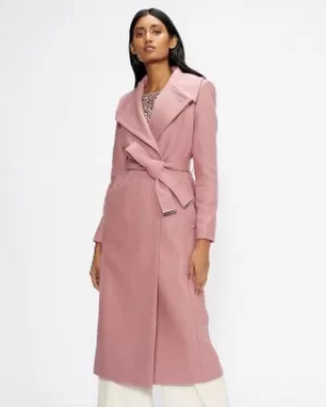 Image of Wool Coat With Oversized Collar