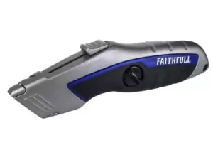 Image of Faithfull FAITKSPRO Professional Safety Utility Knife