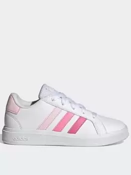 Image of adidas Sportswear Girl's Kids Grand Court 2.0 Trainers - Pink, Size 10 Younger