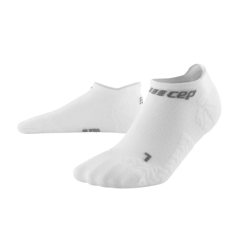 Image of Football Socks CEP Compression Ultralight No Show V3 Blanc Male 45/48