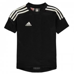 Image of adidas Boys Football Climalite Trofeo + Jersey - Black