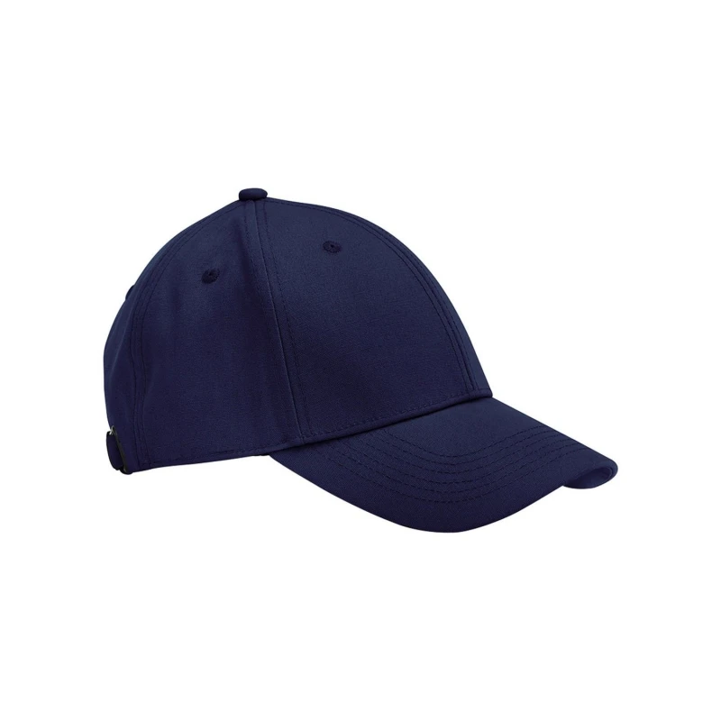 Image of Beechfield Beechfield Men 6 Panel Cotton Canvas Cap in Blue Blue One Size Male 5063527162342