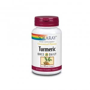 Image of Solaray Turmeric One Daily 600mg Capsules 30 (82372)