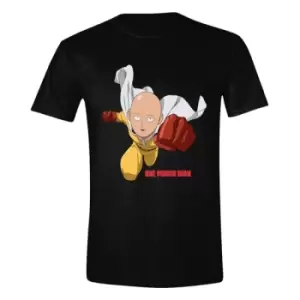 Image of One Punch Man T-Shirt Flying Size M