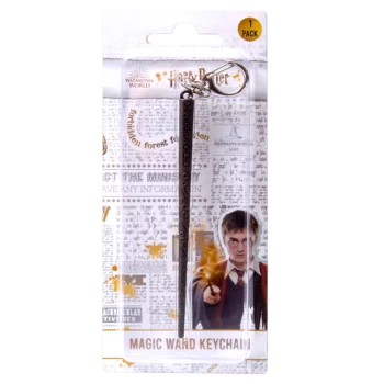 Image of Harry Potter 3D Metal Wand Keychain - Childrens Toys