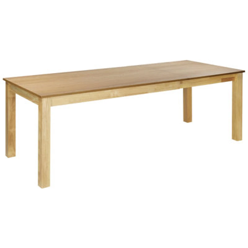 Image of Beliani Extending Dining Table Madura Natural Ash Wood 160/240 Cm 90 Cm