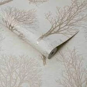 Image of Boutique Heavyweight Vinyl Landscape Ivory Wallpaper Paper