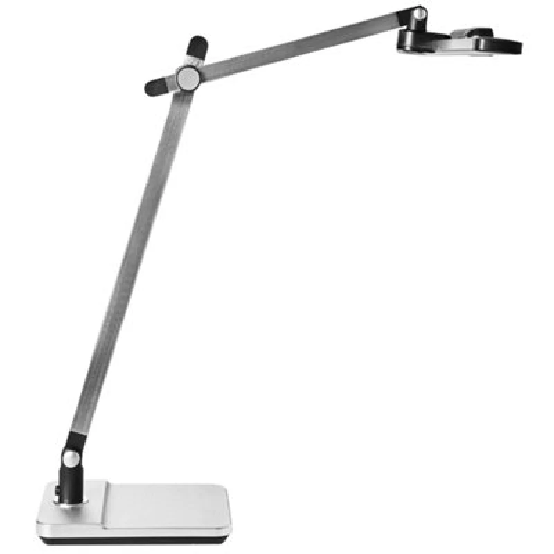 Image of Beliani LED Desk Lamp Serpens With Dimmer Silver