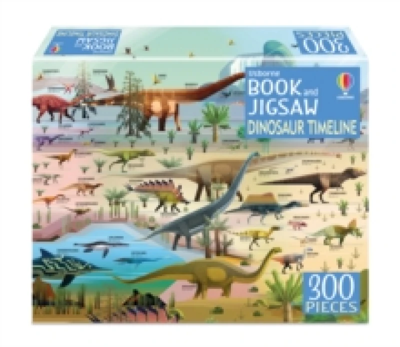 Image of Book and Jigsaw Dinosaur Timeline Paperback / softback
