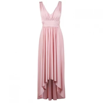 Image of Biba Dip Hem Maxi Dress - Blush