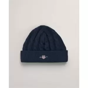 Image of Gant Gant Cotton Beanie Bb33 - Blue