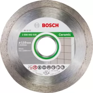 Image of Bosch Diamond Cutting Disc for Ceramic , Porcelain and Stone 110mm