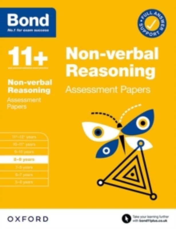 Image of Bond 11+ Non-verbal Reasoning Assessment Papers 8-9 years (for GL Assessment & other 11 plus exams) Paperback / softback