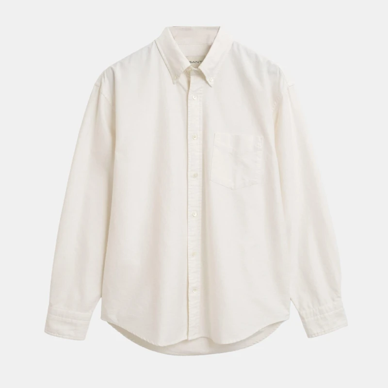 Image of Gant Rel Heritage Oxford Shirt Cream male M