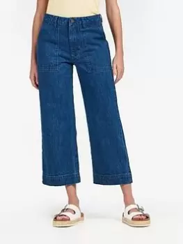 Image of Barbour Southport Cropped Jean - Blue