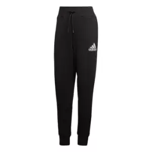 Image of adidas Essentials Multi-Colored Logo Joggers Womens - Black / Almost Blue / White