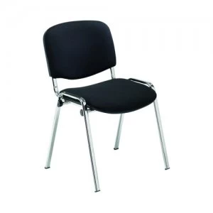Image of Jemini Multipurpose Stacker Chair Chrome/Black CH0503BK
