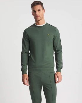 Image of Lyle & Scott Sport Tape Sleeve Sweat