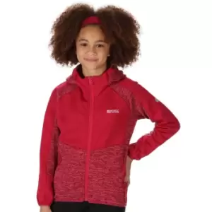 Image of Regatta Girls Dissolver VI Reflective Full Zip Fleece Jacket 9-10 Years - Chest 69-73cm (Height 135-140cm)