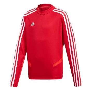 Image of adidas Tiro 19 Training Top Kids - Power Red / White