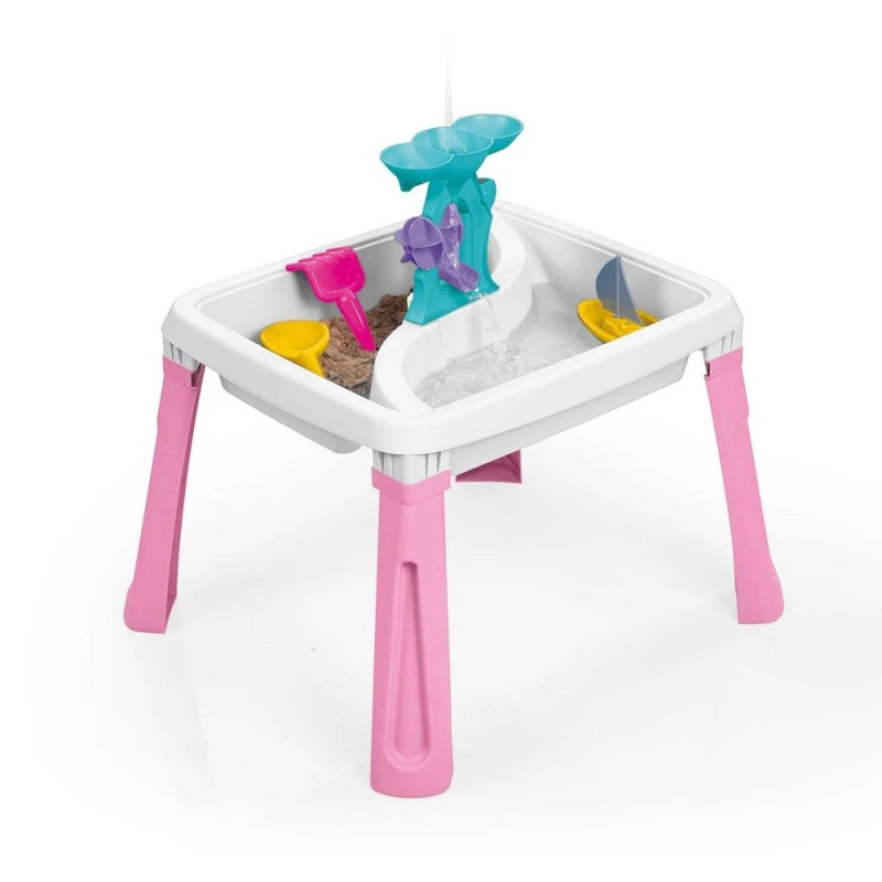 Image of Dolu Sand and Water Table Garden Game Pink unisex One Size