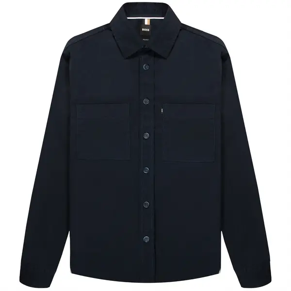Image of BOSS S-OWEN Double Pocket Shirt Dark Blue
