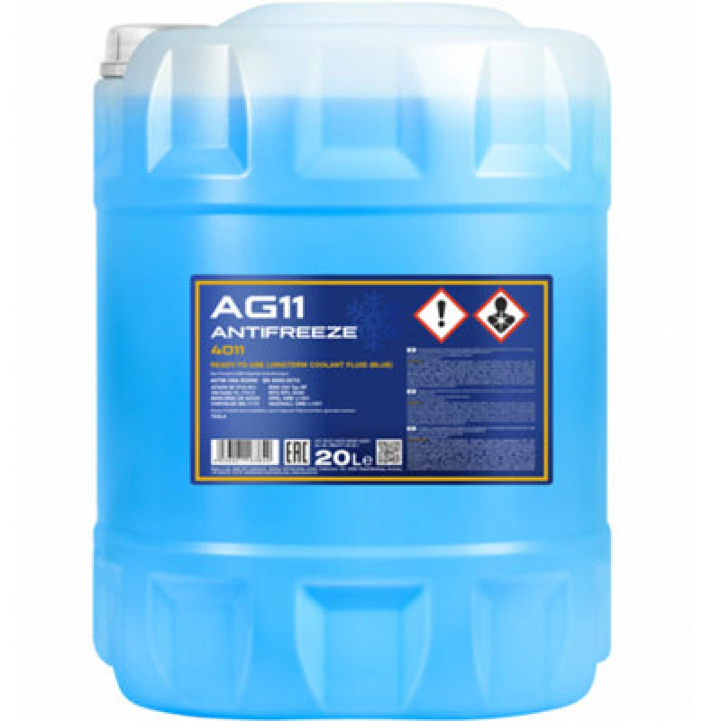 Image of Mannol 20 L Longterm Ag11-40 Blue Ready Mixed -40 Celsius Anti-Corrosive Longlife