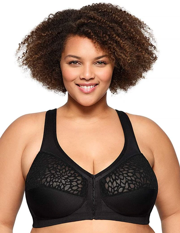 Image of Glamorise Glamorise 1206 Magic Lift Bra Black - Glamorise - Size: 48E Black Female 48E VK92543
