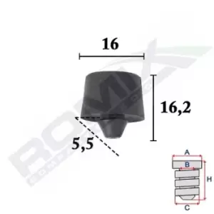 Image of ROMIX Rubber Buffer, suspension C70545 VW,SEAT,GOLF VI (5K1),Polo Schragheck (6R1, 6C1),SHARAN (7N1, 7N2),SCIROCCO (137, 138),Alhambra (710, 711)