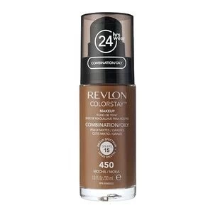 Image of Revlon Colorstay Foundation Combi Oily Skin Mocha Nude