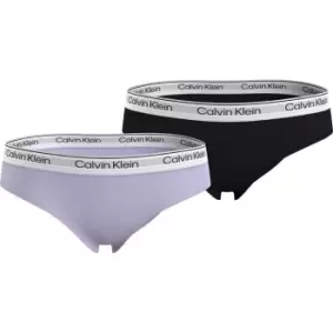 Image of Calvin Klein 2 Pack Bikini Briefs - Purple