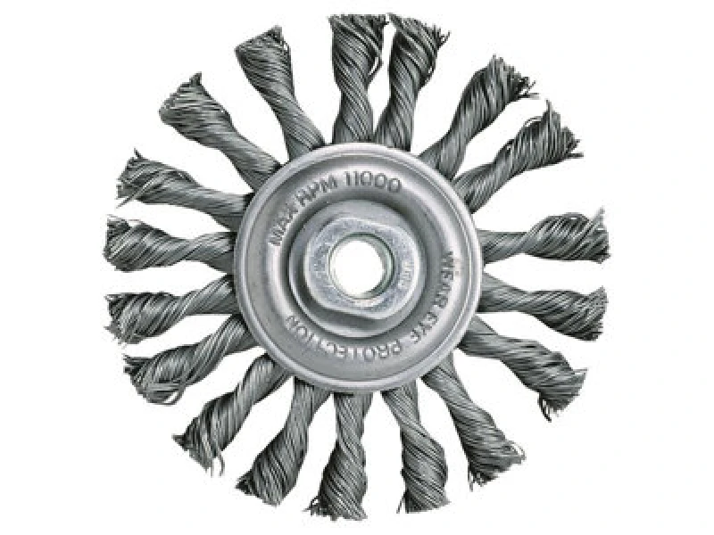 Image of DEWALT Dt3502-Qz Twist Knot Wire Wheel 115 X 22 X 22.23mm Dewdt3502Qz