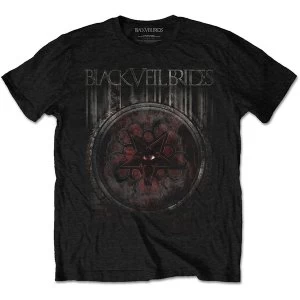 Image of Black Veil Brides - Rusted Unisex Medium T-Shirt - Black