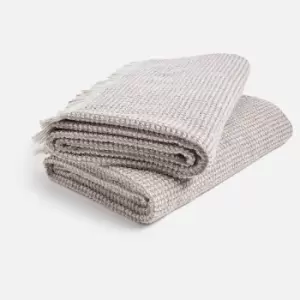 Image of in home Recycled and Organic Cotton Bath and Beach Towel - Set of 2 - 70 x 140 - Grey