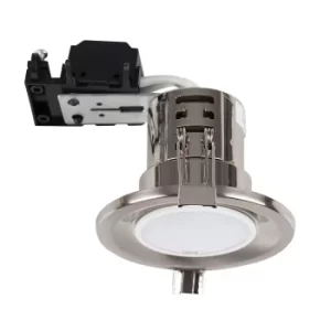 Image of Pack of 6 MiniSun Fire Rated Downlights in Brushed Chrome