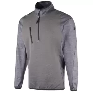 Image of Island Green Mens Top Layer with Panelling - Grey