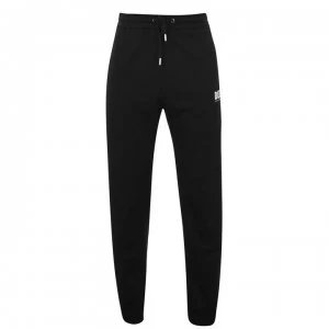 Image of Diesel Small Logo Fleece Jogging Bottoms - Black 900