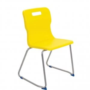 Image of TC Office Titan Skid Base Chair Size 6, Yellow