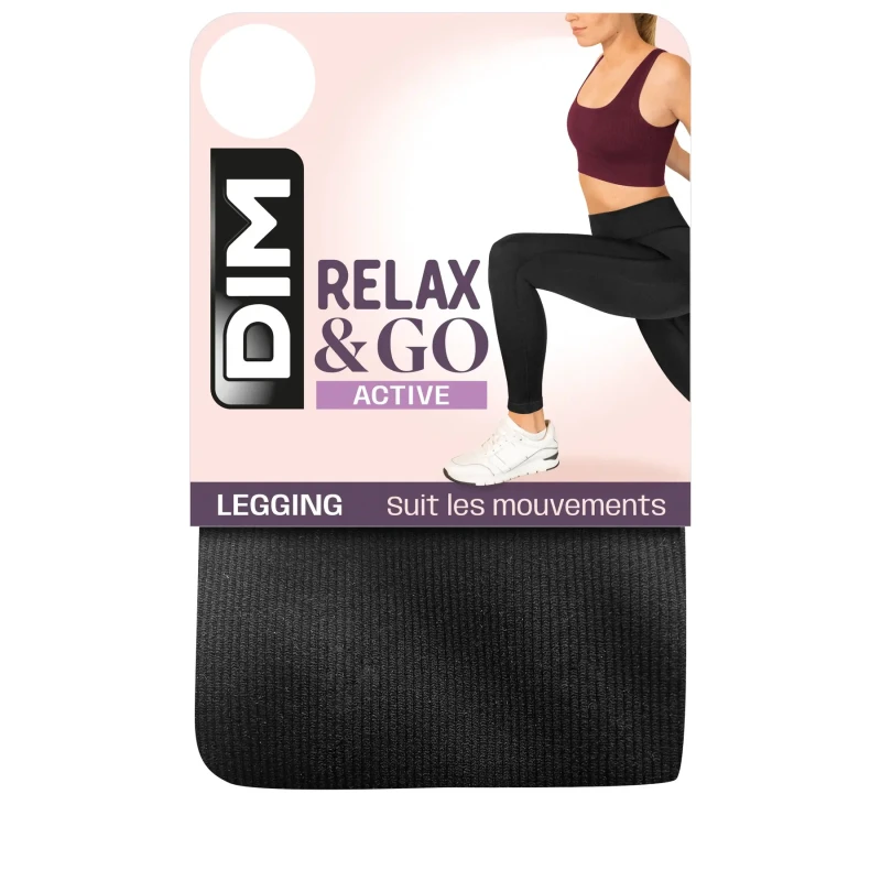 Image of Dim Womens leggings DIM Active Relax&Go Noir Female 46/48