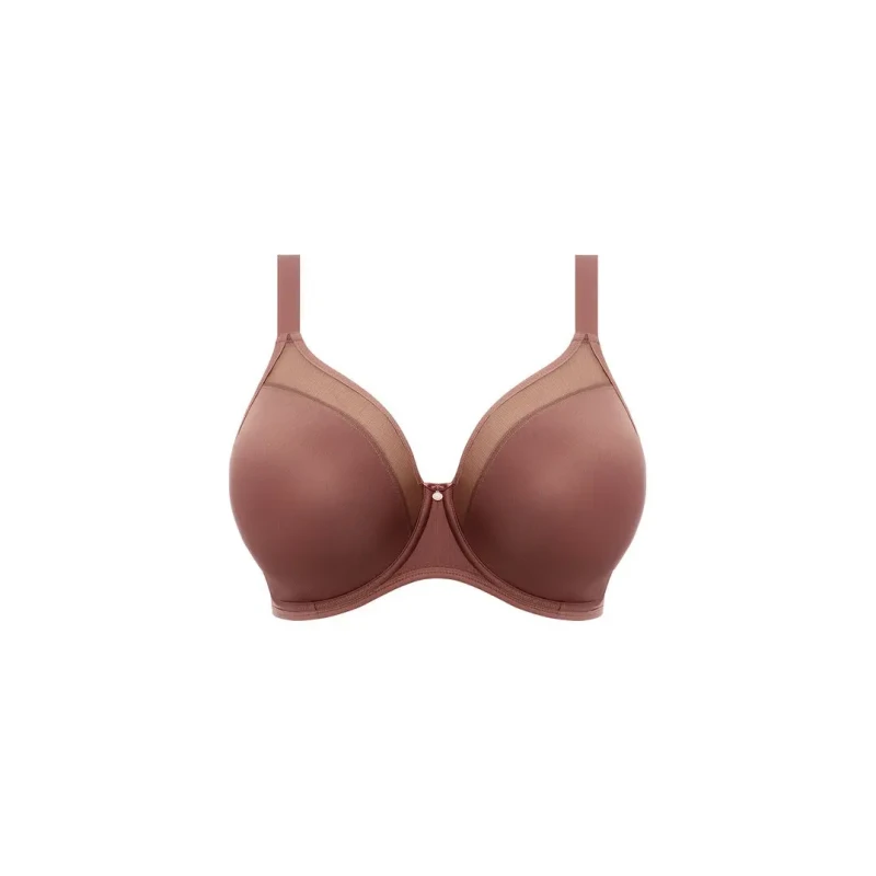 Image of Elomi Womens non-padded underwired molded bra Elomi Smooth Marron Female 100H