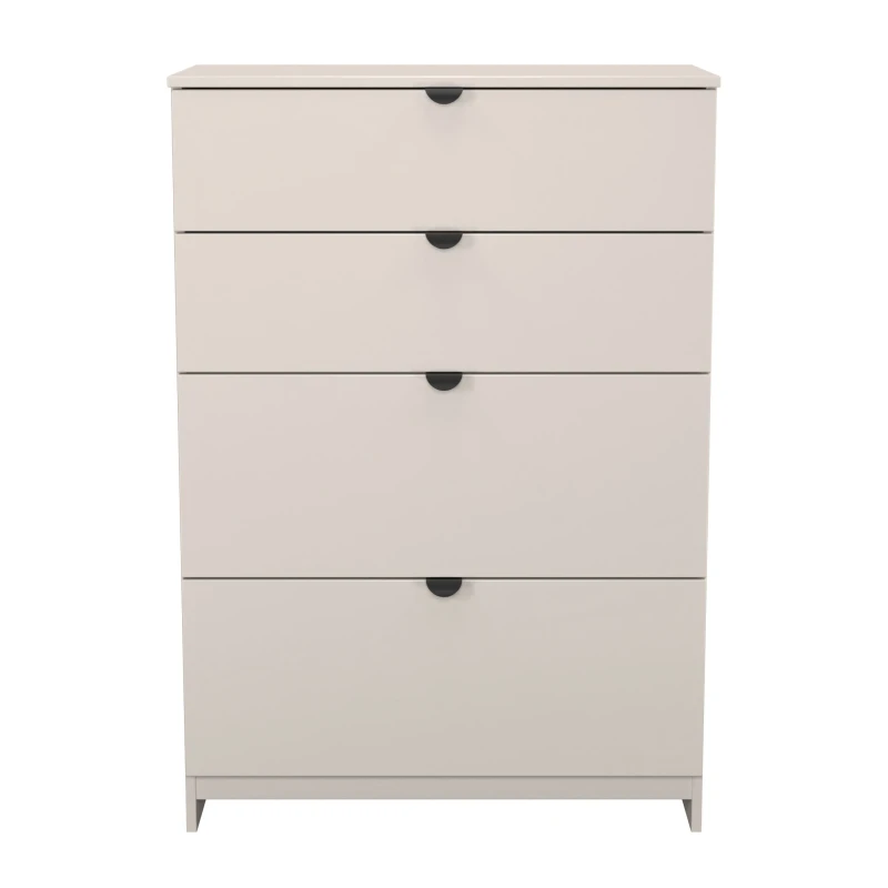 Image of Ready Assembled 2 U Norway 4 Drawer Deep Chest (Ready Assembled) in Taupe Unisex