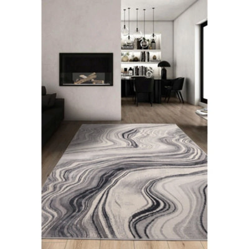 Image of Homemaker Dusk Watercolour Grey 140X200Cm Rug, Grey DUSKWARG140200
