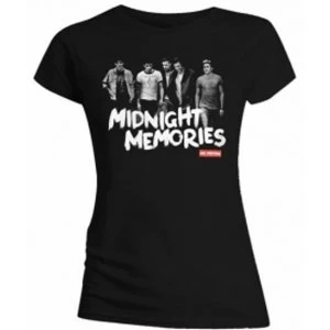Image of One Direction Midnight Memories Black T Shirt X Large