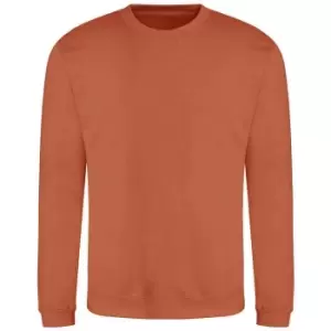 Image of AWDis Adults Unisex Just Hoods Sweatshirt (M) (Ginger Biscuit)