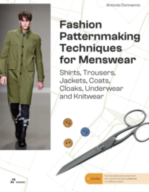 Image of Fashion Patternmaking Techniques For Menswear : Shirts, Trousers, Jackets, Coats, Cloaks, Underwear and Knitwear Paperback / softback